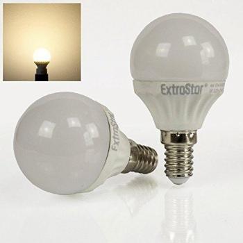 6x led lampara 4w 32w ceramica e14extra star la forma de bola fria luz blanca calida