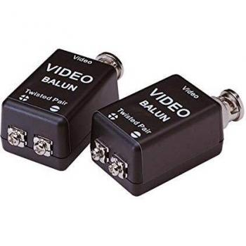 Lupus Electronics Balun (Paar) zur Übertragung einer Analog-Kamera - Conversor de vídeo (Negro)