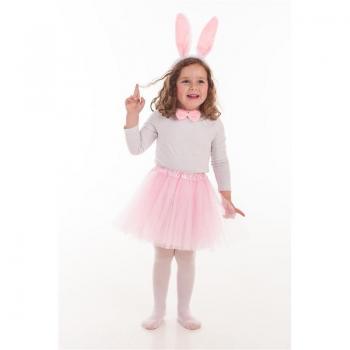 Disfraz Infantil Conejita Tutú Set Talla M 7-9 Años (Creaciones Llopis - 3438-M)