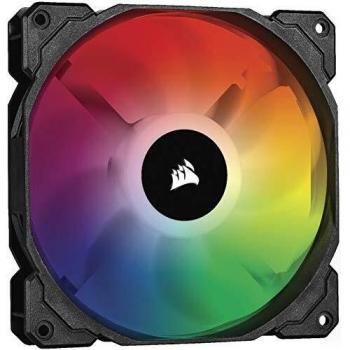 Corsair iCUE SP140 RGB PRO - Ventilador de chasis de 140mm, Silencioso, de Flujo de aire elevado, Paquete Individual