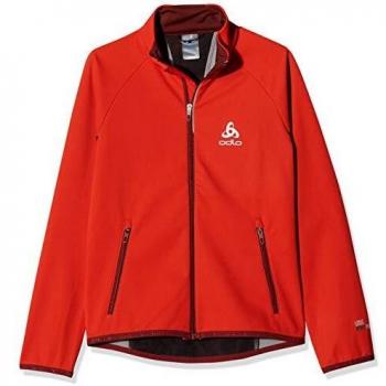 Odlo Niños Jacket Aeolus Element cálida Chaqueta, otoño/Invierno, Infantil, Color Fiery Red - Syrah, tamaño 140