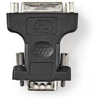 Adaptador VGA a DVI-I 24+5 Pines - Negro