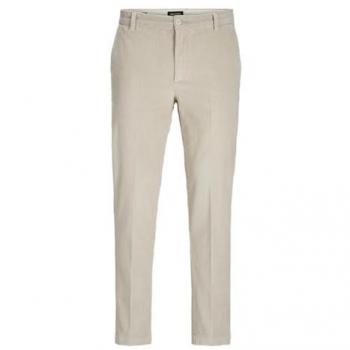 Jack & Jones Tapered Fit Men's Corduroy Chino Pants - Offwhite 32/32