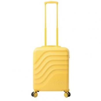 Maleta Trolley Cabina TOTTO Bazy+ S Super Lemon, 39,5 x 54,5 x 22,5cm, Capacidad 39L, Expandible, Resistencia a Impactos, Ruedas