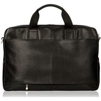 Knomo Amesbury - Maletín de piel para ordenador portátil de 15.6, color negro