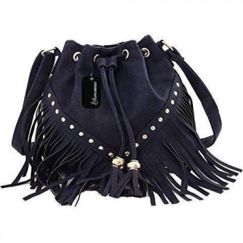 Kukubird Wynn Bucket Bag Everyday Casual Bag with Kukubird Dustbag - Blue