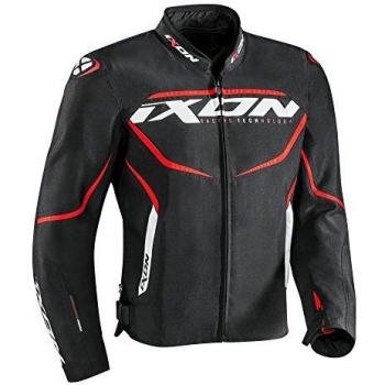 Ixon Nc Chaqueta moto Sprinter Negro/Rojo, Negro/Rojo, L
