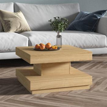 Mesa de centro Vidaxl 60x60x35 cm MDF claro