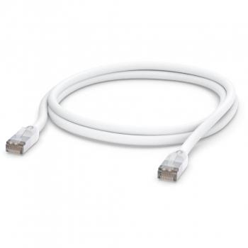Cable de red Ubiquiti UACC-CABLE-PATCH-OUTDOOR-2M-W Cat5e S/UTP (STP) para exterior, 2m, blanco