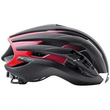 Met Casco Trenta S(52-56) Ciclismo, Adultos Unisex, Multicolor (Negro Rojo)