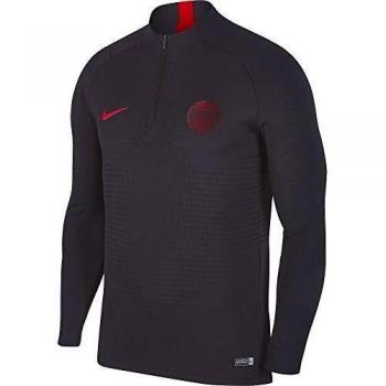 NIKE PSG M Vprknt Strk Driltop Camiseta, Hombre, Oil Grey/Oil Grey/University Red
