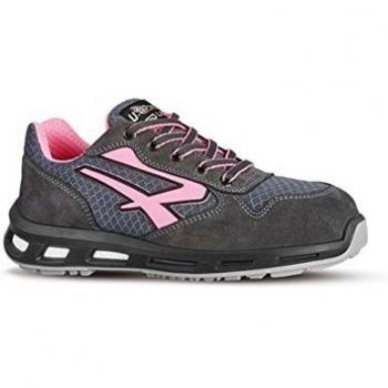 U-Power RL20196-37, RL20196-37-Calzado de Seguridad Gama Red Lion Modelo Cherry S1P SRC Talla Hombre, Negro, 37 EU