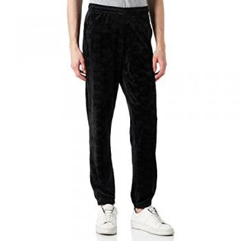 Southpole Unisex AOP Velour Sweatpants - 2XL Black