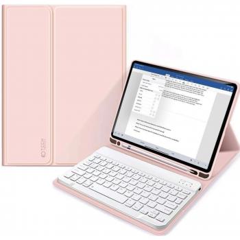 Funda Tech-Protect con Teclado y SC Pen para iPad 10.9 (2022) - Rosa