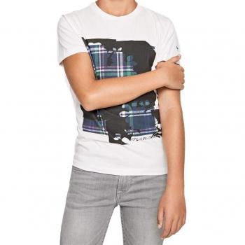 Pepe Jeans Camiseta Heydon Blanco Niã±o 4 Blanco