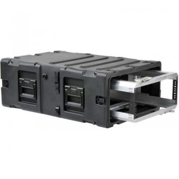 SKB 3RR-4U30-25B Removable Shock Rack Case, Black, 4U Size, Dimensions: 30in X 19in X 7in