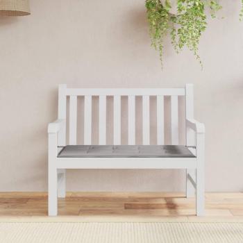 Gray Oxford Fabric Garden Bench Cushion 39.4x19.7x1.2