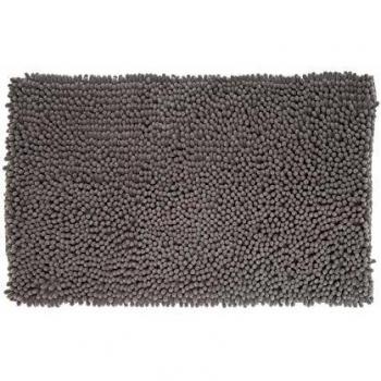 Alfombra de baño Maxi Chenille Gris 50x80 cm - Confort y Estilo