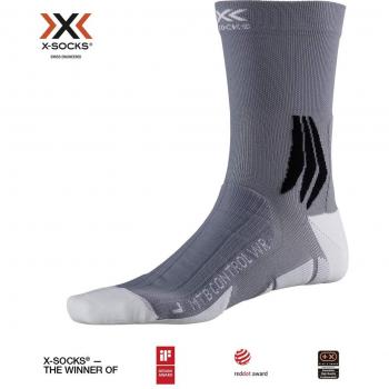 X-Bionic Bike MTB Control WR Calcetín Térmico, Hombre, Blanco, 35-38