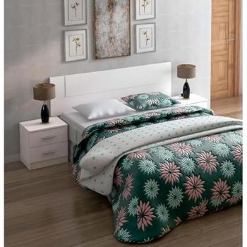 Cabecero de Cama 150 cm Estilo Nórdico Blanco (Alto 45 cm / Largo 160 cm / Grosor 1.6 cm) para Camas de 140 a 160 cm