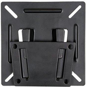 14-27 Fijo Ultra Delgado, Leaptek Soporte TV Pared para televisores monitores de pantalla plana Plasma LED LCD, Máx VESA 100x100mm, Capacidad 15kg