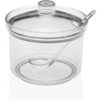 Azucarero Versa con Tapa Transparente - Cuida Cada Detalle
