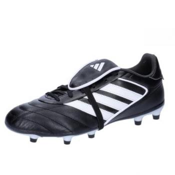 Botas de fútbol unisex Adidas Copa Gloro II FG características: diseño clásico, parte superior de cuero sintético, suela con tacos para césped natural y artificial, color negro, talla 44 2/3