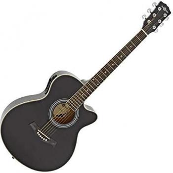 Guitarra Electroacústica Cutaway Gear4music Negra