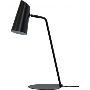 Lámpara de mesa Pallas Dyberg Larsen, negra, metal 22x55x36cm