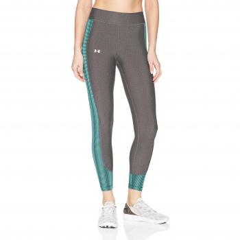 Under Armour Armour Ankle Crop Q1 Leggings Capri, Mujer, Gris, XS