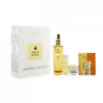 Guerlain Abeille Royale Age-Defying Skincare Set: Youth Watery Oil, Fortifying Lotion, Double R Serum & Day Cream - 11pcs