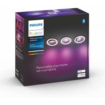Philips Hue Centura empotrado redondo, 3, blanco