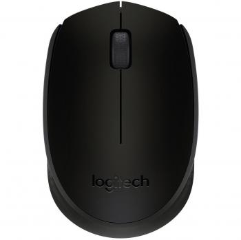 Logitech B170 Wireless Mouse, 2.4 GHz with USB Nano Receiver, Optical Tracking, 12-Months Battery Life, Ambidextrous, PC / Mac / Laptop - Grey