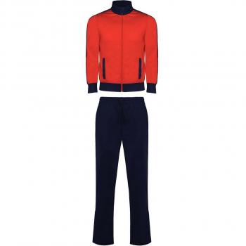 Conjunto deportivo de niño ROLY ESPARTA con cuello alto y bolsillos frontales, chándal combinado de chaqueta y pantalón de tejido aterciopelado