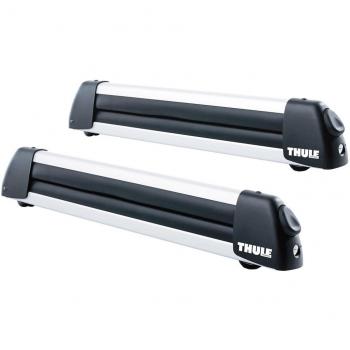 Thule 727 - Sistema de transporte para esquís, barra cuadrada