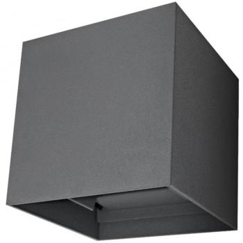 Aplique LED Luxe Exterior IP54 Matel Cubo 6W 4200K