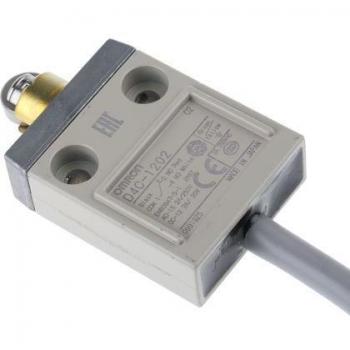 Omron SPDT Limit Switch with Roller and Push Button, NA/NC, 250V, 5A AC, 4V DC, IP67
