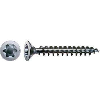 Tornillos de Madera Spax 4x40mm con Cabeza Avellanada y Rosca Completa, Acero WIROX, Paquete de 200 Piezas