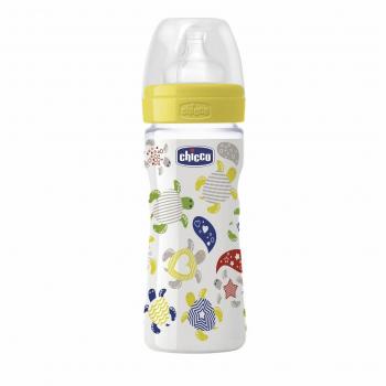 Biberón Chicco® de silicona con flujo regulable 250Cc 1u