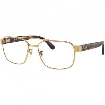 Gafas de Vista Ray-Ban RX3751V 2500 para Hombre Doradas, Talla 58 - Bloqueo de Luz Azul Disponible