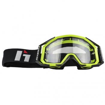 Gafa Hebo Quantum II Amarillo Flúor con Lente Transparente