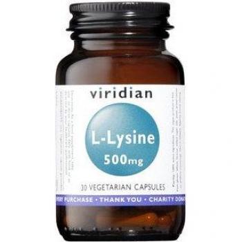 Viridian L-Lisina 500mg Veg Caps 30