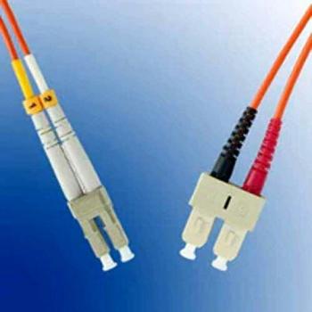 Cable de Fibra Óptica Microconnect LC/UPC-SC/UPC 1m OM1 Naranja