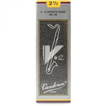 Vandoren V12 Bass Clarinet Reeds Strength 2.5 (Box of 5)