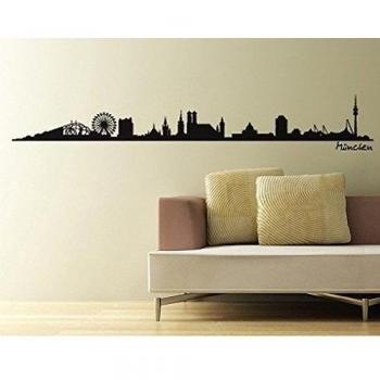 Sylvia Freidler WTD SF476 - Adhesivo Decorativo para Pared, diseño de Múnich, Color Berenjena, 30 x 195 cm