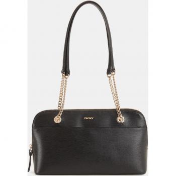 Bolso de hombro DKNY en negro con cremallera