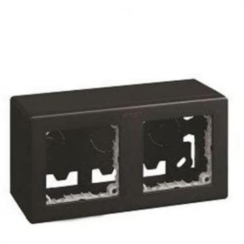 Caja de Superficie Compacta Simon 270, 2 Elementos, Negro Mate