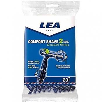 LEA Comfort Shave 2 Hojas Maquinilla Desechable - Pack de 20 unidades