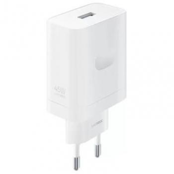 Cargador Rápido Realme SuperVOOC 45W Blanco USB Tipo A