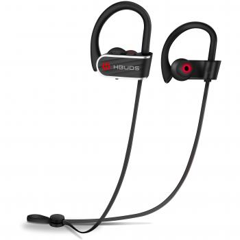 Hbuds Auriculares Inalambricos Bluetooth Deportivos 4.1 H1 con Micrófono y Cancelación de Ruido y Impermeables IPX7 para Hacer Correr Running Compatible con iPhone Sony Huawei Samsung